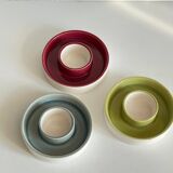 BOUGEOIRS Cracked Ceramic Candle Holder