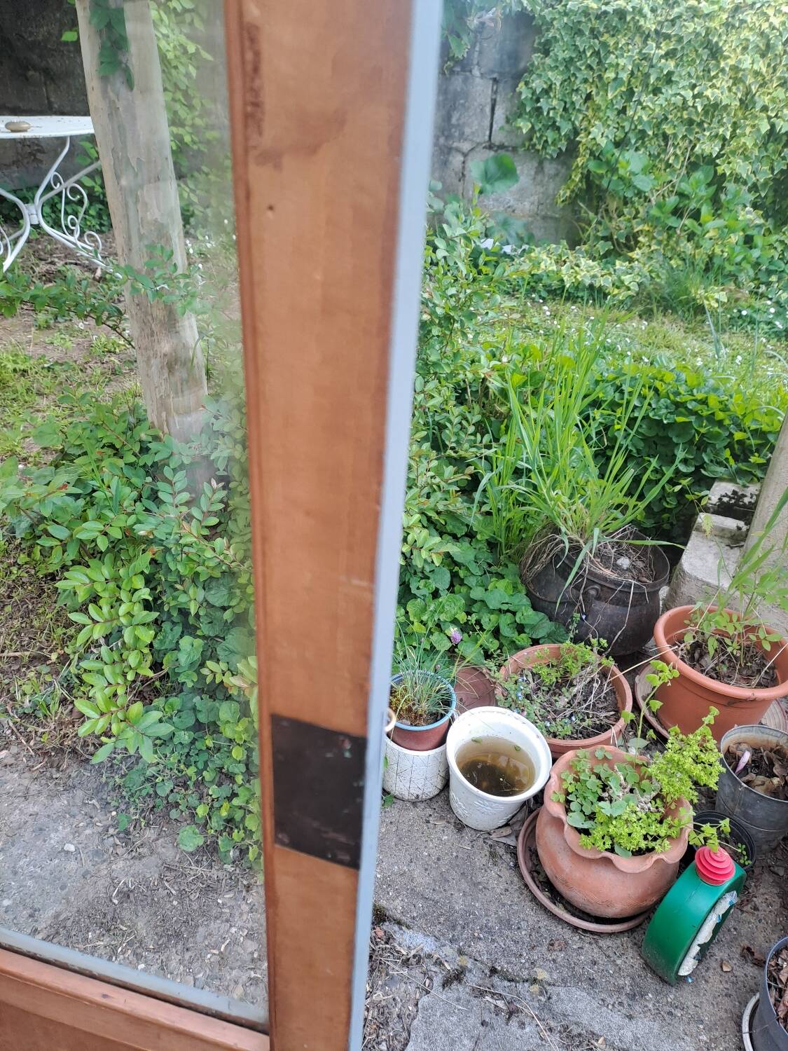 Armoire une porte vitrée  fin 19ème