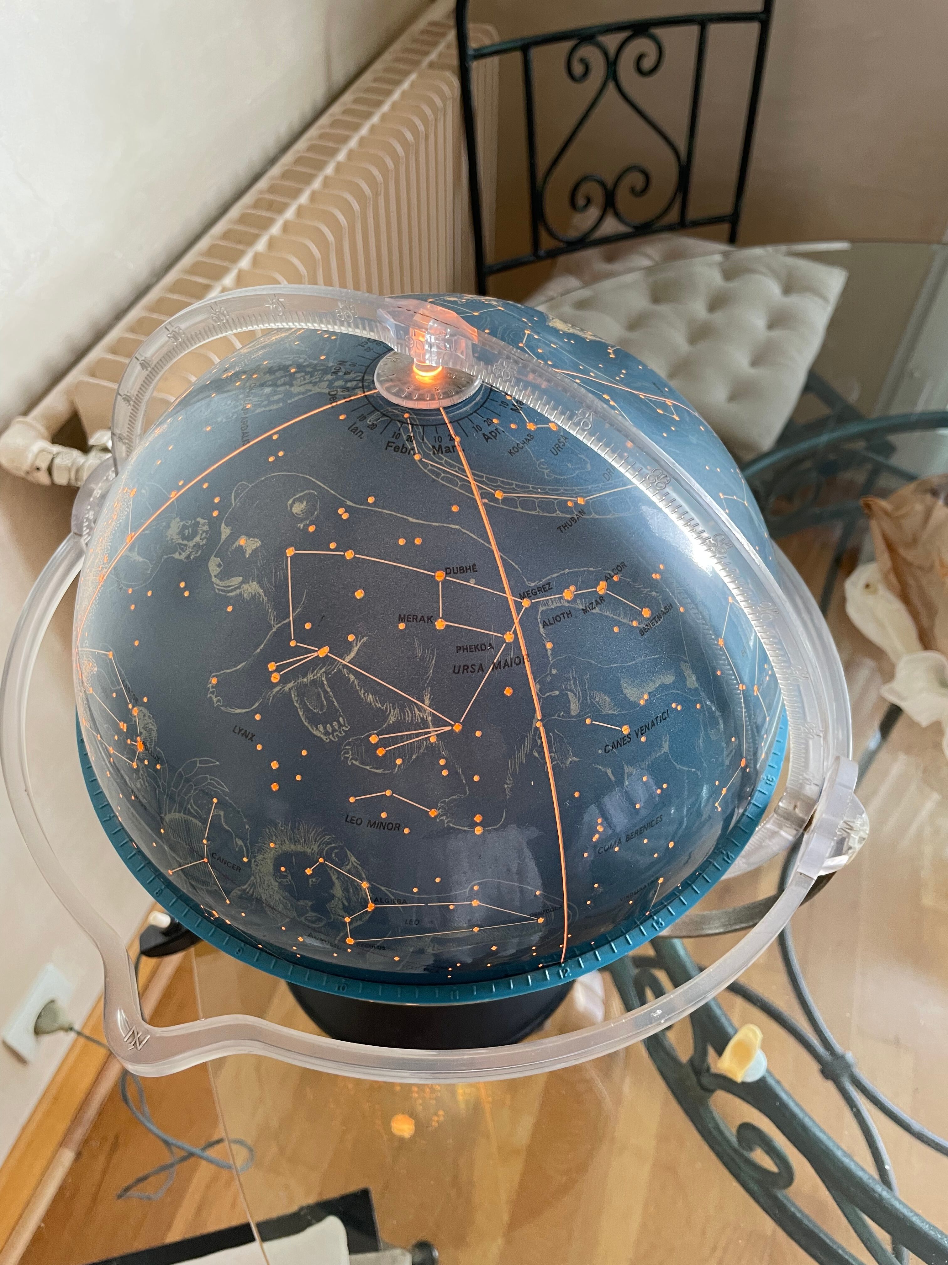 Luminous globe Barn Batelière galaxy cosmos