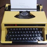 Typewriter Olympia Typist Yellow