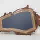 Rococo Style Carved Wooden Mirror with Cartouche-Shaped Glass, Italy