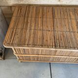 Vintage bamboo trunk