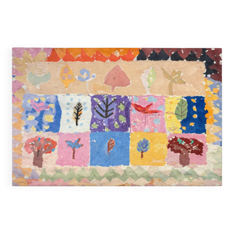 Hand-tufted wool rug Tisca "Handmade", France, 1990s