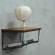 Scandinavian teak string wall shelf, 1960s