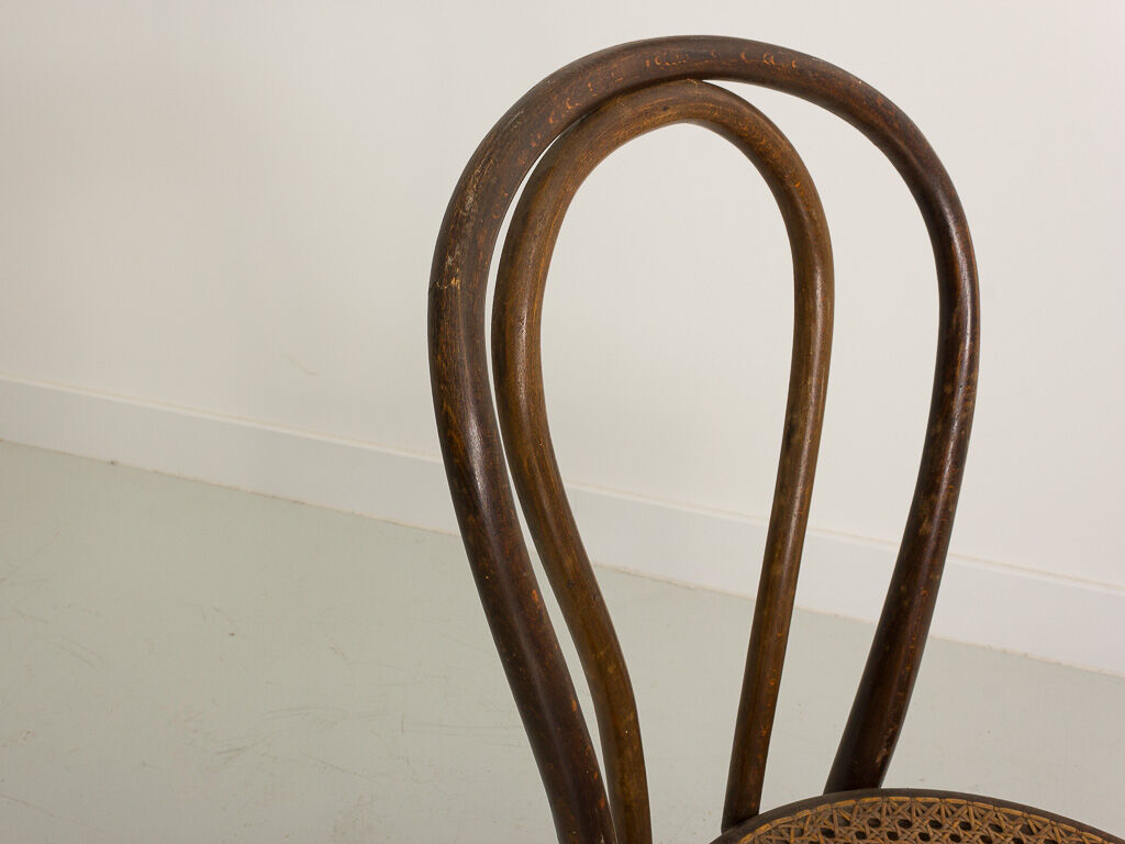 Pair of Fischel bentwood chairs