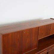 Teak highboard, Danish design, 1960s, production: Denmark