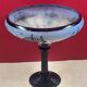Large plant bowl vase of Thistles Signed Le Verre Français Art Nouveau 192