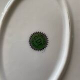 2 plats de service et 1 saucière en porcelaine ancienne de Limoges