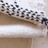 White Kilim Hallway Rug - 437 x 133 cm