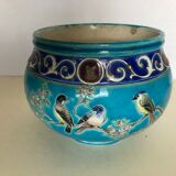 Longwy earthenware pot cache