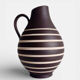 Mid-Century Modern Terracotta Pitcher by AKRU, West Germany, 1950s