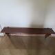 Wall shelf - coat rack - 7 hooks - oak stain - country style - cloakroom