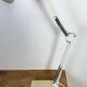 Vintage White Italian Architect Table Lamp, 1970s