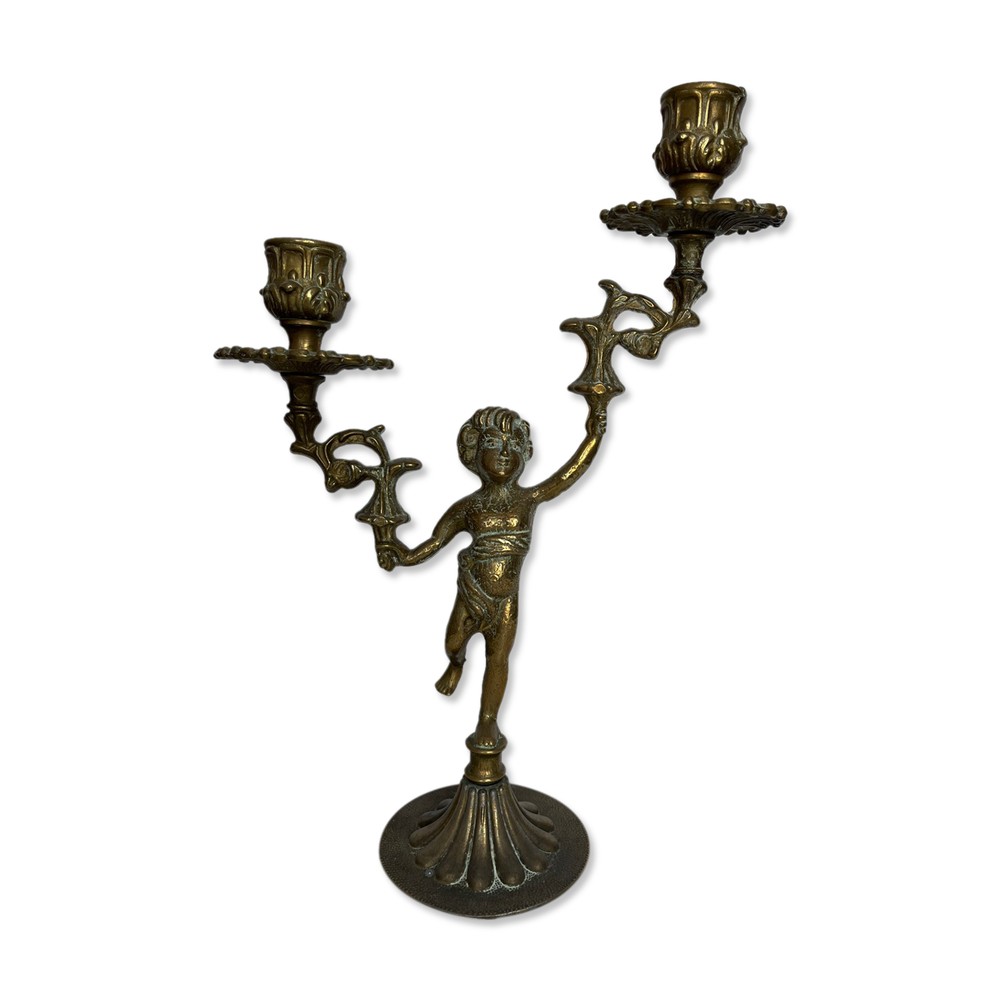 Gilded bronze chandelier