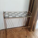 Vintage brass magazine holder