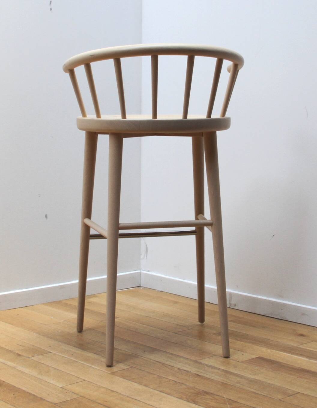 Wood 607 bar stool, Billiani