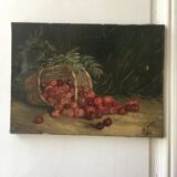 Oil on canvas signed 1905