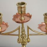 Pair of Arts and Crafts candle holders