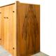 Credenza a quattro ante orizzontale Scuderia in noce di Carlo Scarpa per Bernini Italia, 1977