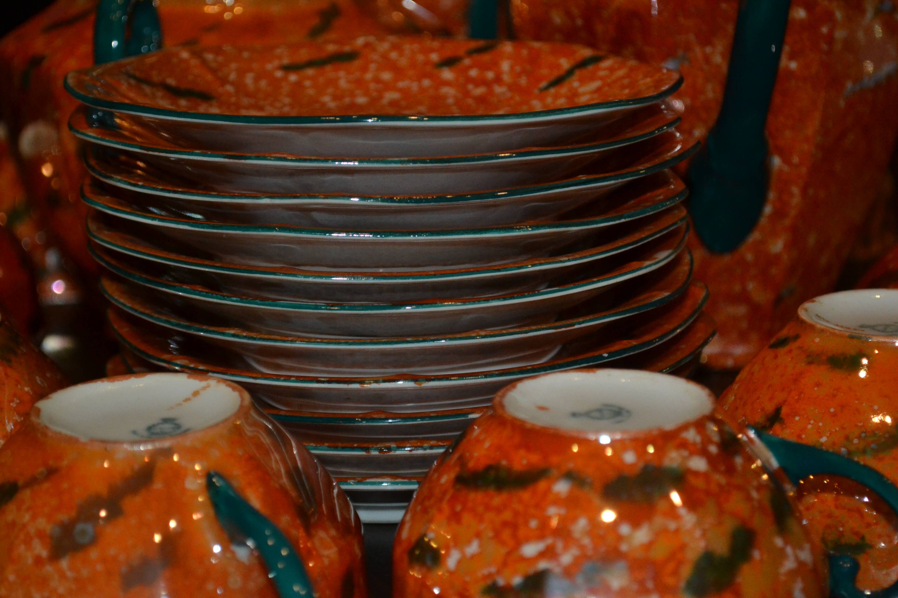 Union K porcelain coffee set