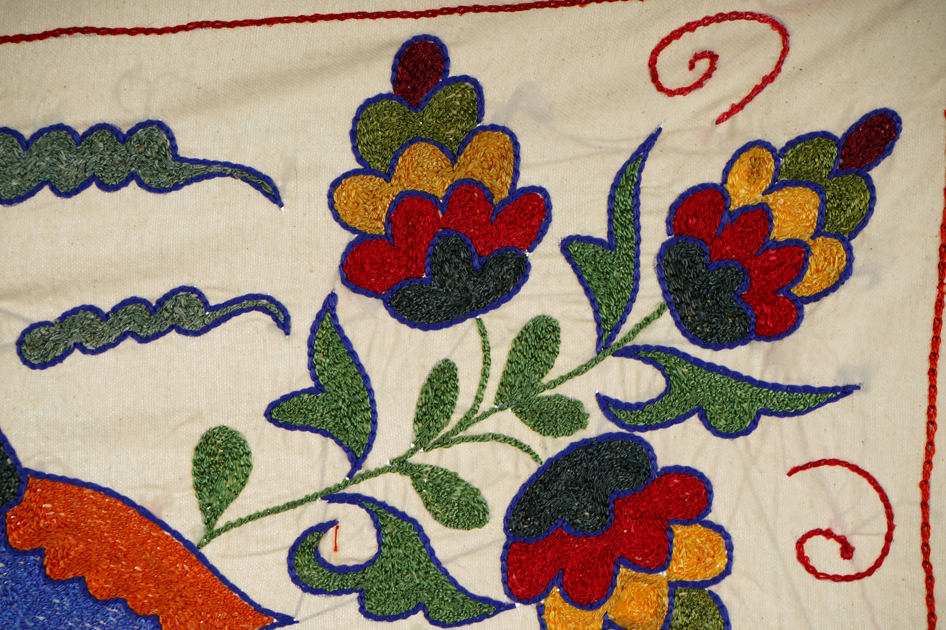 Vintage Turkish hand-knotted rug 46x90 cm