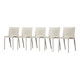 Mid-century smooth plastic vintage chairs by Philippe Starck for Xo Design, set of 5.