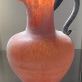 Vintage Scavo jug vase in Murano glass