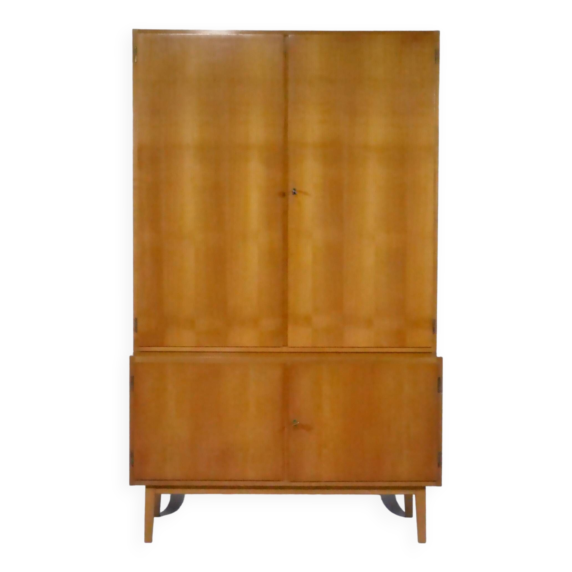 Buffet design Mid-Century en merisier, commode vintage, 1960