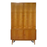 Mid-Century design highboard in cherry wood, vintage dresser, 1960s