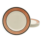 6 dessert plates Nidervillier, model Fanny.