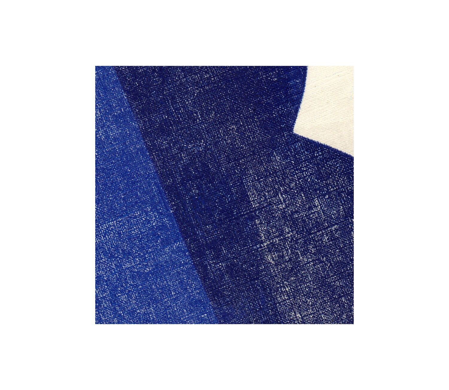 Abstract illustration - Joe - dark blue - signed Eawy