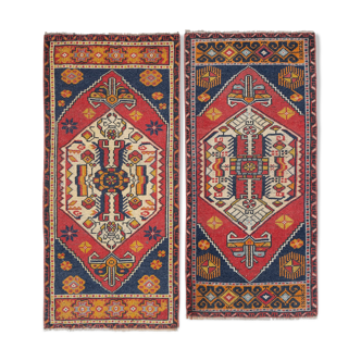 Pair of rugs 55x118cm, 54x115cm