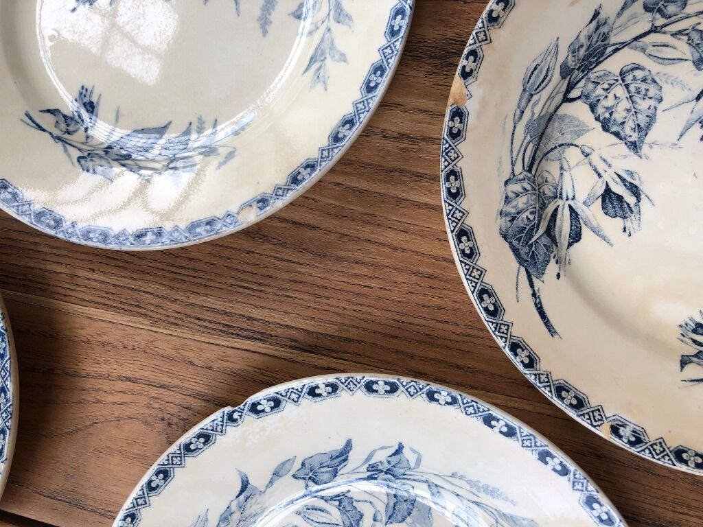 6 iron earth plates model "Marthe"