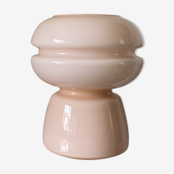Space age design table lamp, soft pink