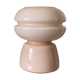 Space age design table lamp, soft pink