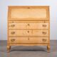 Mid-Century Danish Oak Drop-Front Secretary, 1960s