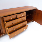 Mid Century Modern Wooden Sideboard with Drawers