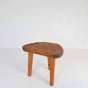 Tabouret suédois en pin, années 1960
