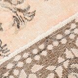 Tapis Vintage Floral Classique Fait Main 5x9 Marron Beige, 167x283Cm SK 5465