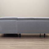 Canapé d'angle gris, design danois, années 1990