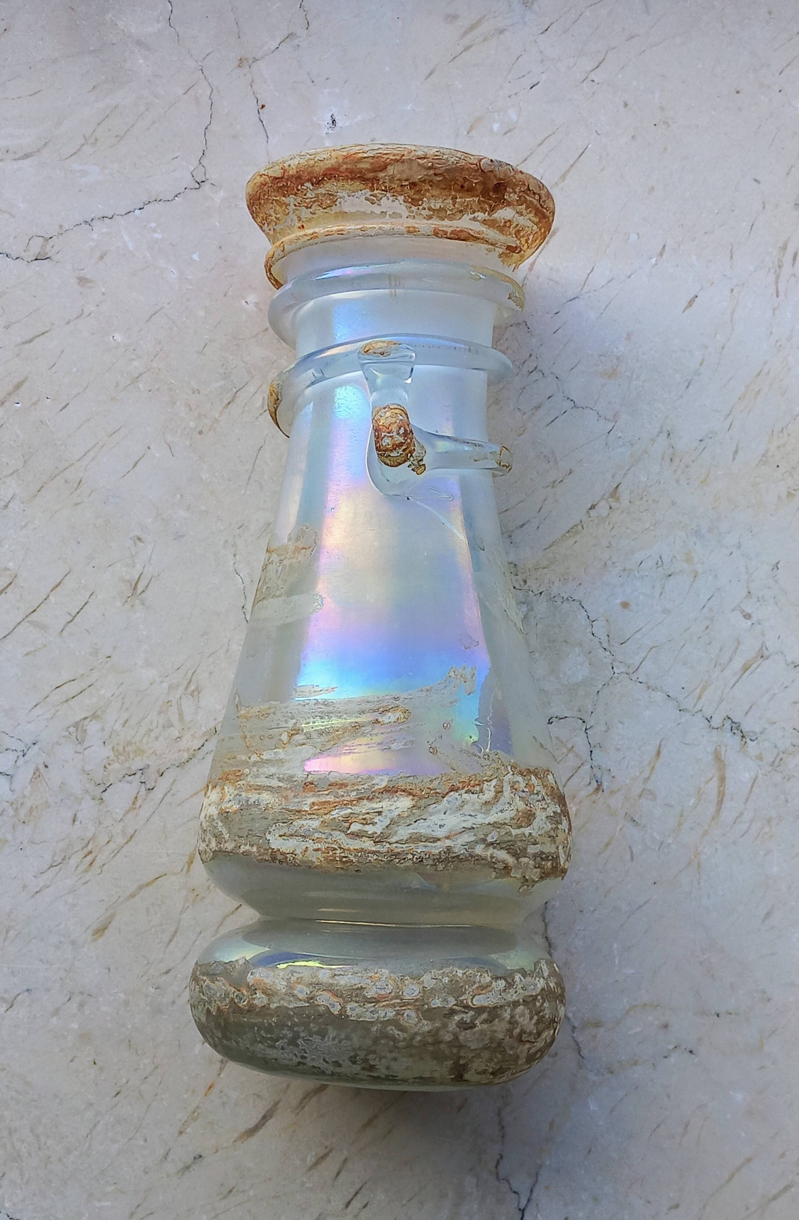 Scavo crystal italian vase