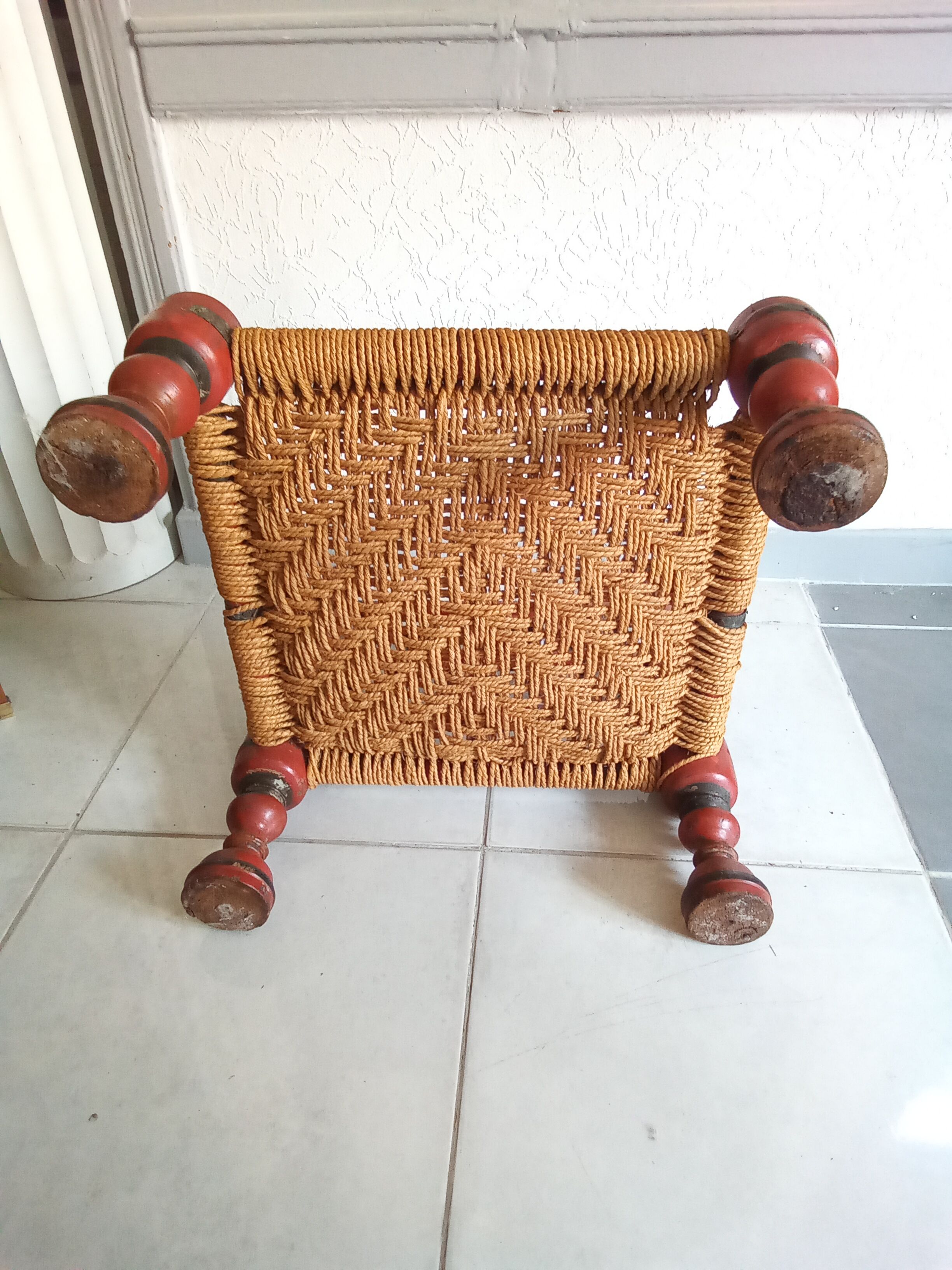 Traditional Indian low chair