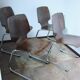 Ensemble de 4 chaises Kusch+Co Flötotto, années 1960.
