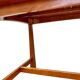 Exotic glass and solid wood table in Thailand