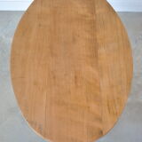 Oak pedestal table circa 1950