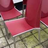 4 chaises de salle à manger italiennes post-modernes Bross