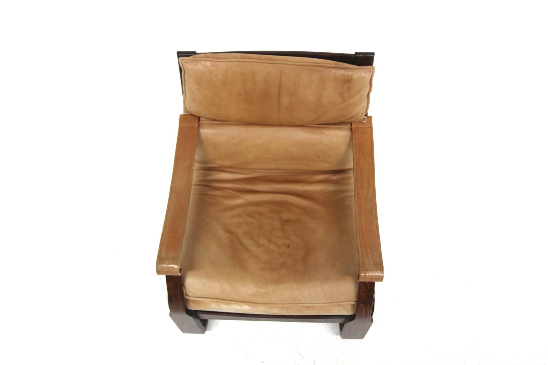 Scandinavian Nelo leather armchair, Norway, 1980