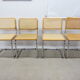 Série de 4 chaises Cesca B32 par Marcel Breuer