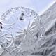 Large antique Bohemian crystal candy dish