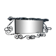 Wrought iron mirror
